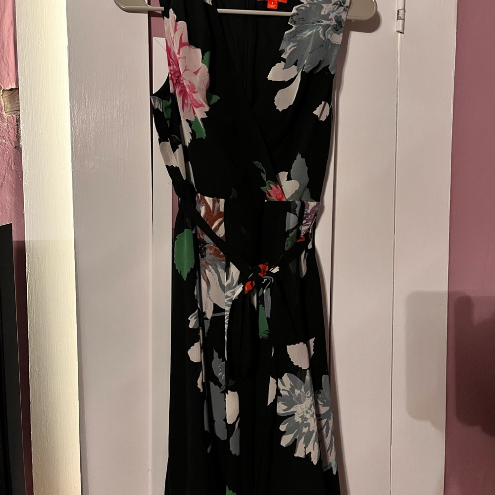 Kirna Zabete for Target Black Floral Dress